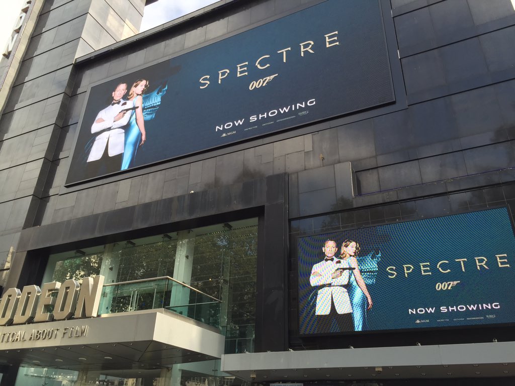 Jamesbond007news Com Spectre Now Showing At Odeon Leicester Square 007 スペクター レスタースクエアの映画館 T Co Qs5nyoxgpy