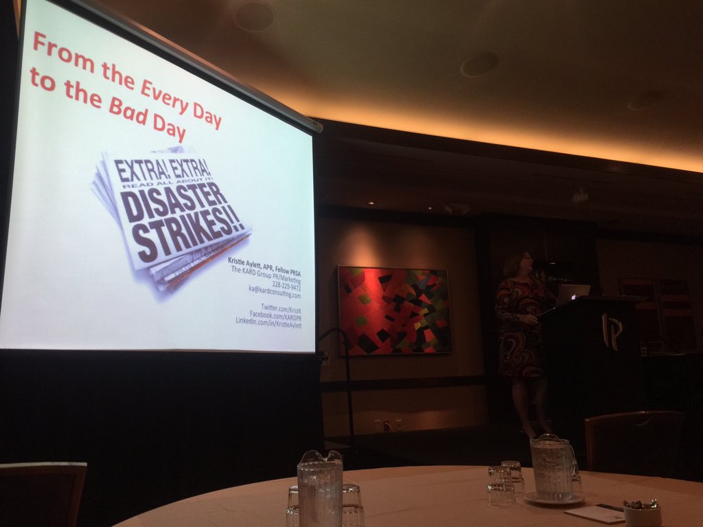 MGCCCBulldogs's tweet photo. #NCMPR2 is getting started with @KristK https://t.co/VQODHCLz6Y