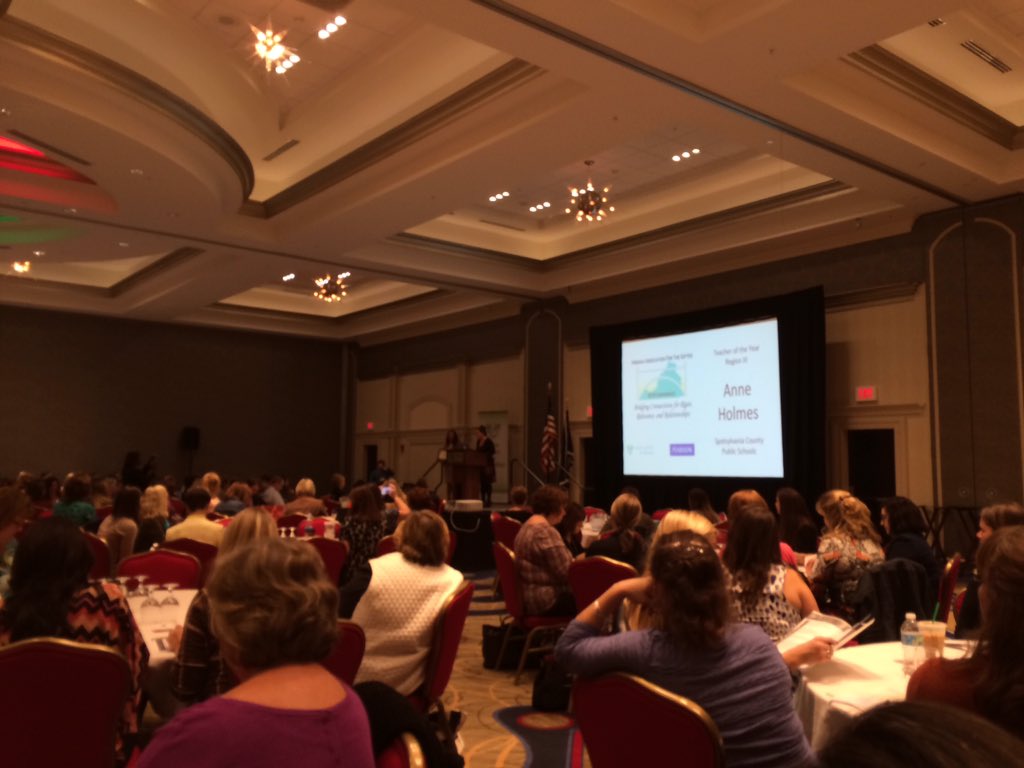 GlenForestAAP's tweet image. Congratulations to former Glen Forest AART Jacqui Greene!  Region IV VAG Teacher of the Year! #VAGifted2015