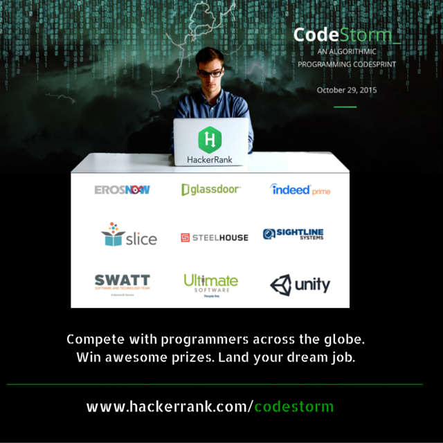#CodeStorm: <a href="/unity3d/">Unity3D (inactive)</a> @UltimateHCM <a href="/Gen10SWATT/">Genesis10 SWATT</a> <a href="/sightlinesystem/">Sightline</a> <a href="/helloslice/">Slice</a> <a href="/indeed/">Indeed</a> <a href="/Glassdoor/">Glassdoor</a> <a href="/ErosNow/">Eros</a> @SteelHouse