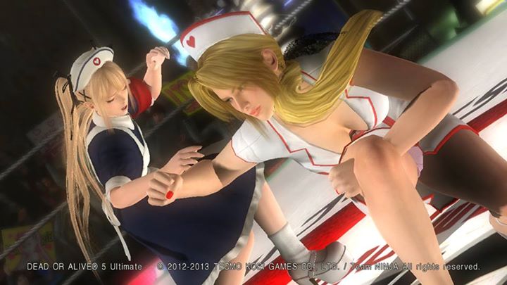 ViciousRei's tweet photo. @TeamNINJAStudio Nurses gone wild #DOAPhoto https://t.co/lMheSOsOVr