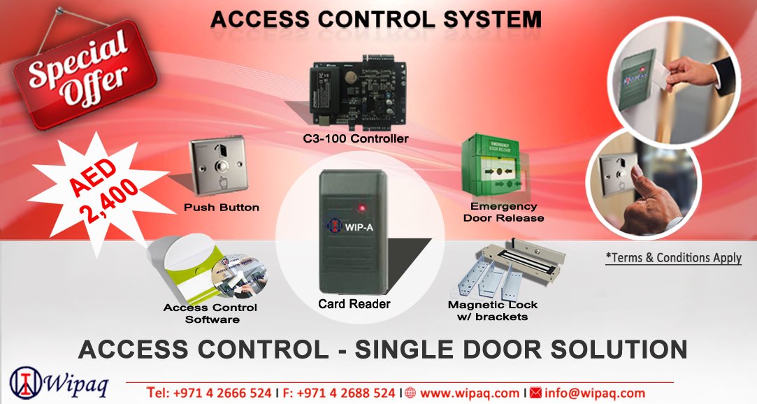 wipaqtrading's tweet photo. #Access_Control_System Card Reader with Single Door #Solutions
Visit: https://t.co/WebkfKRPeg https://t.co/DQPhbtS4mh