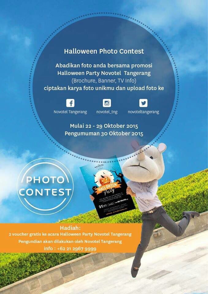 Buat yg ska ikutan photo contest, <a href="/Novotel_Tng/">Novotel Tangerang</a> mau bagi2 hadiah nih :)