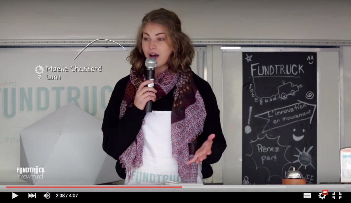 sowefund's tweet photo. Ne loupez pas la vidéo du parcours de @luniimaginaire au #Fundtruck ! https://t.co/GNeTMhUBVW @maellechassard https://t.co/6rEjklFysw