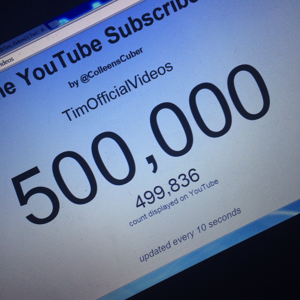 Tim_Videos's tweet photo. Vous êtes 500k sur ma chaîne YouTube, juste : M.E.R.C.I 🙏🏻
😉👍🏼 https://t.co/HKLY5RDYIs