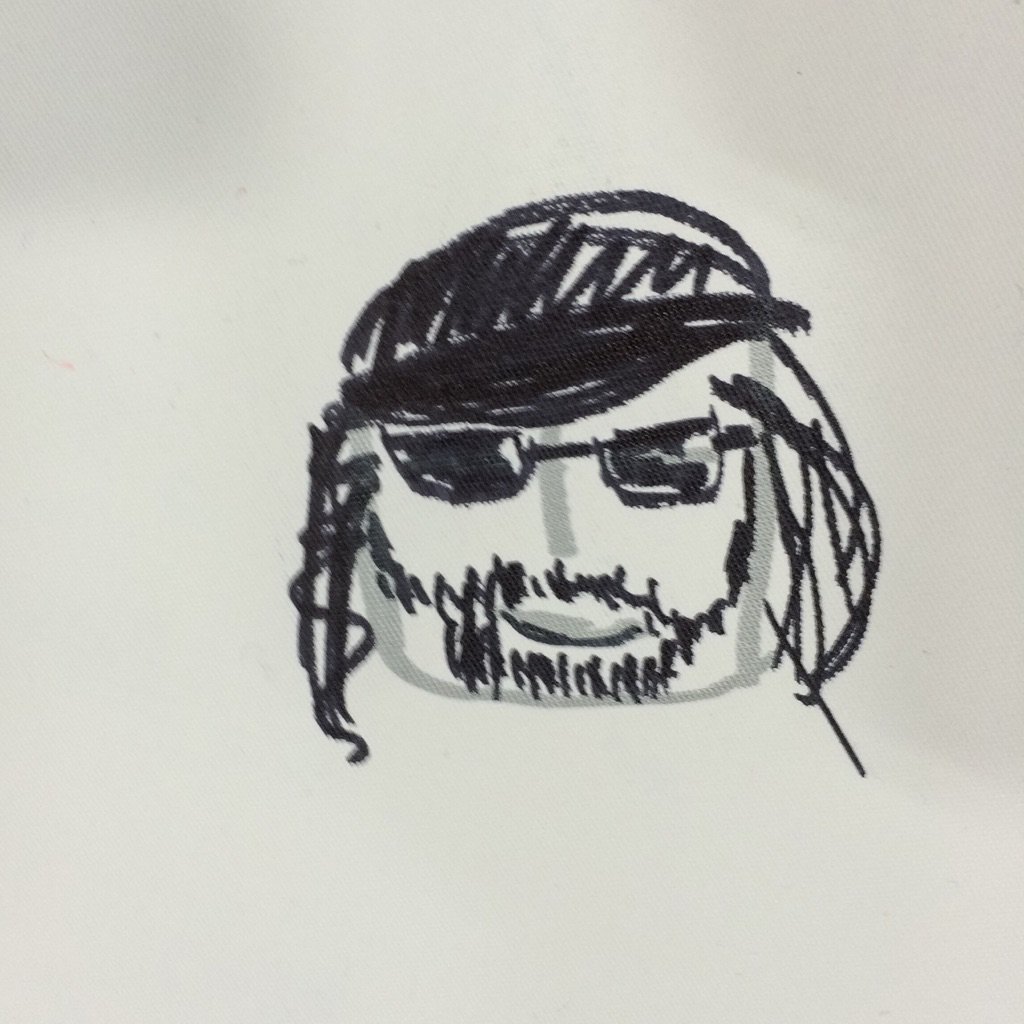 DanelleX0's tweet photo. Norman left this doodle on autograph table after he left. #NormanReedus #Tulsa #WizardWorldCC 😎🐼 https://t.co/jJ7DwvFHmH