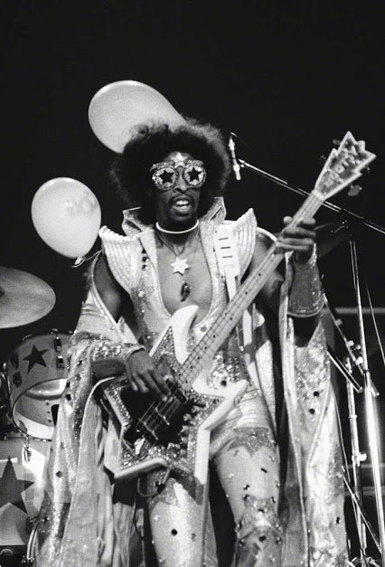 Happy Birthday, Bootzilla! William Earl \"Bootsy\" Collins was born on this day in 1951. May the funk be with you! 