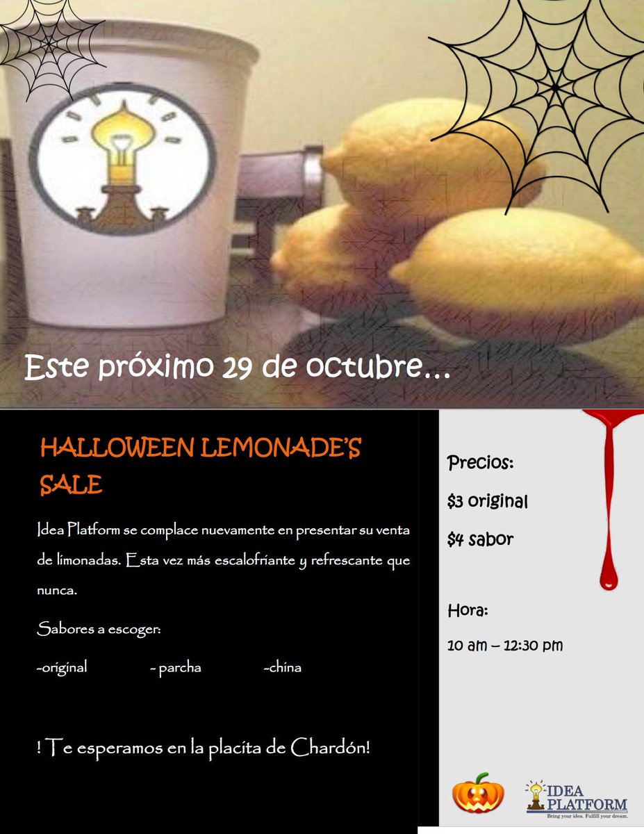 TEDxUPRM's tweet image. ¡Coopera con Idea Platform y refréscate de la calor! @uprm #IdeaPlatform