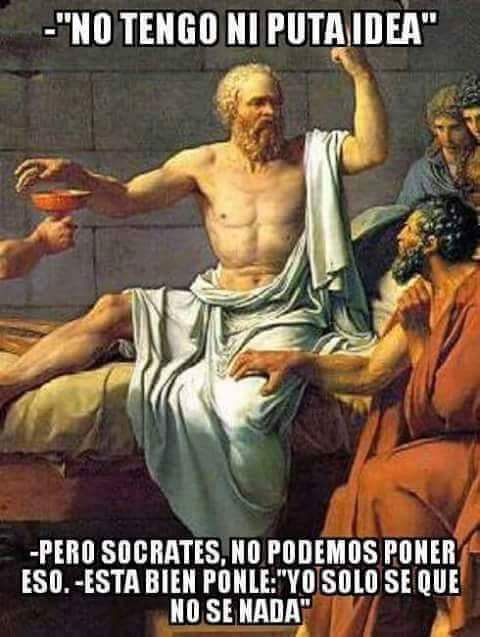 semialdo's tweet photo. Socrates es un loquillo https://t.co/sKbxOxabGK