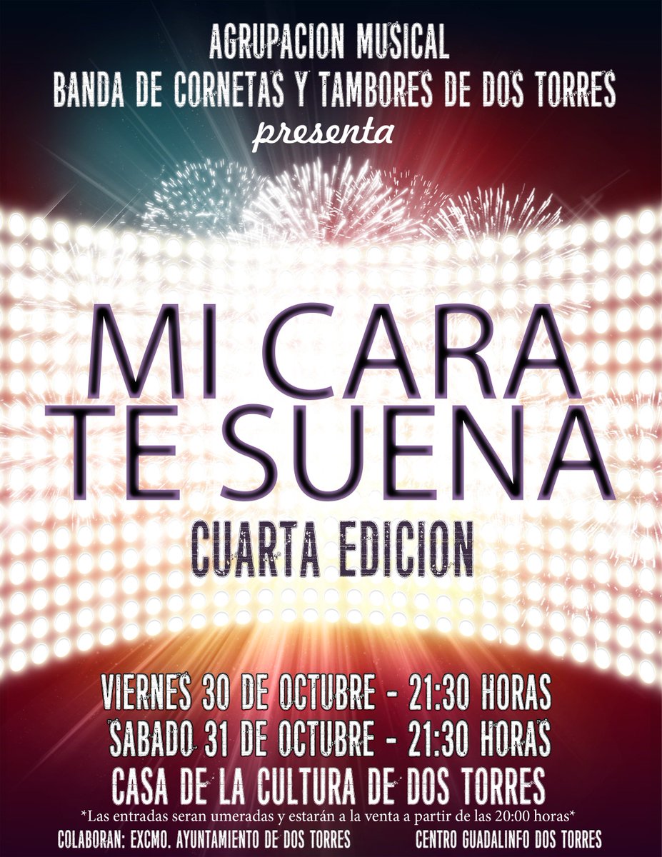 DTDirecto's tweet photo. Spot Promocional de "Mi Cara Te Suena", que vuelve a nuestra localidad en su cuarta edición https://t.co/FfwrvY69hy https://t.co/Fv7JwWSWK7