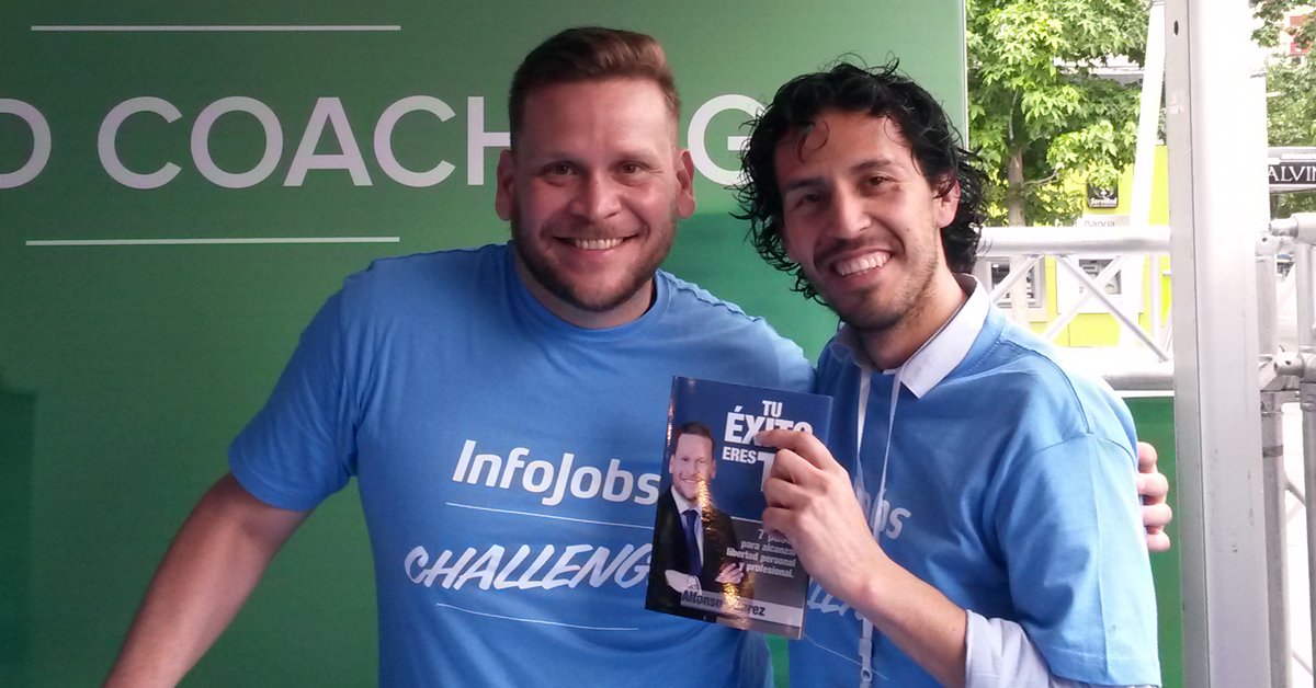 NiltonNavarro's tweet photo. Me alegra que @CoachAlfon sea parte de los #MondayChallenge de @InfoJobs 😃 ¡Bienvenido crack! https://t.co/PLnawImmMy