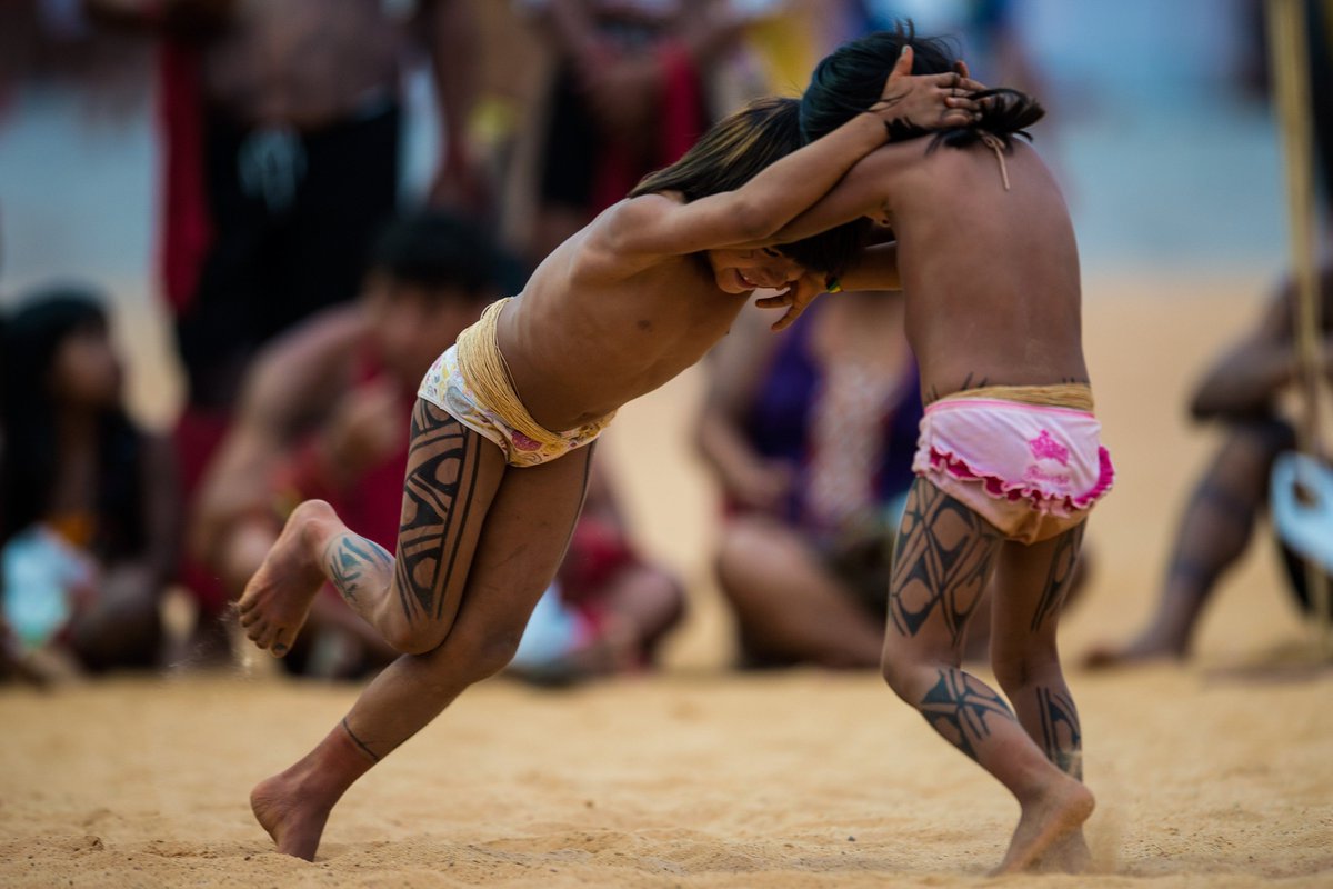 Las increibles fotos de los I Juegos Mundiales Indígenas en #Brasil mundodeportivo.com/fotos/20151026… via <a href="/mundodeportivo/">Mundo Deportivo</a>
