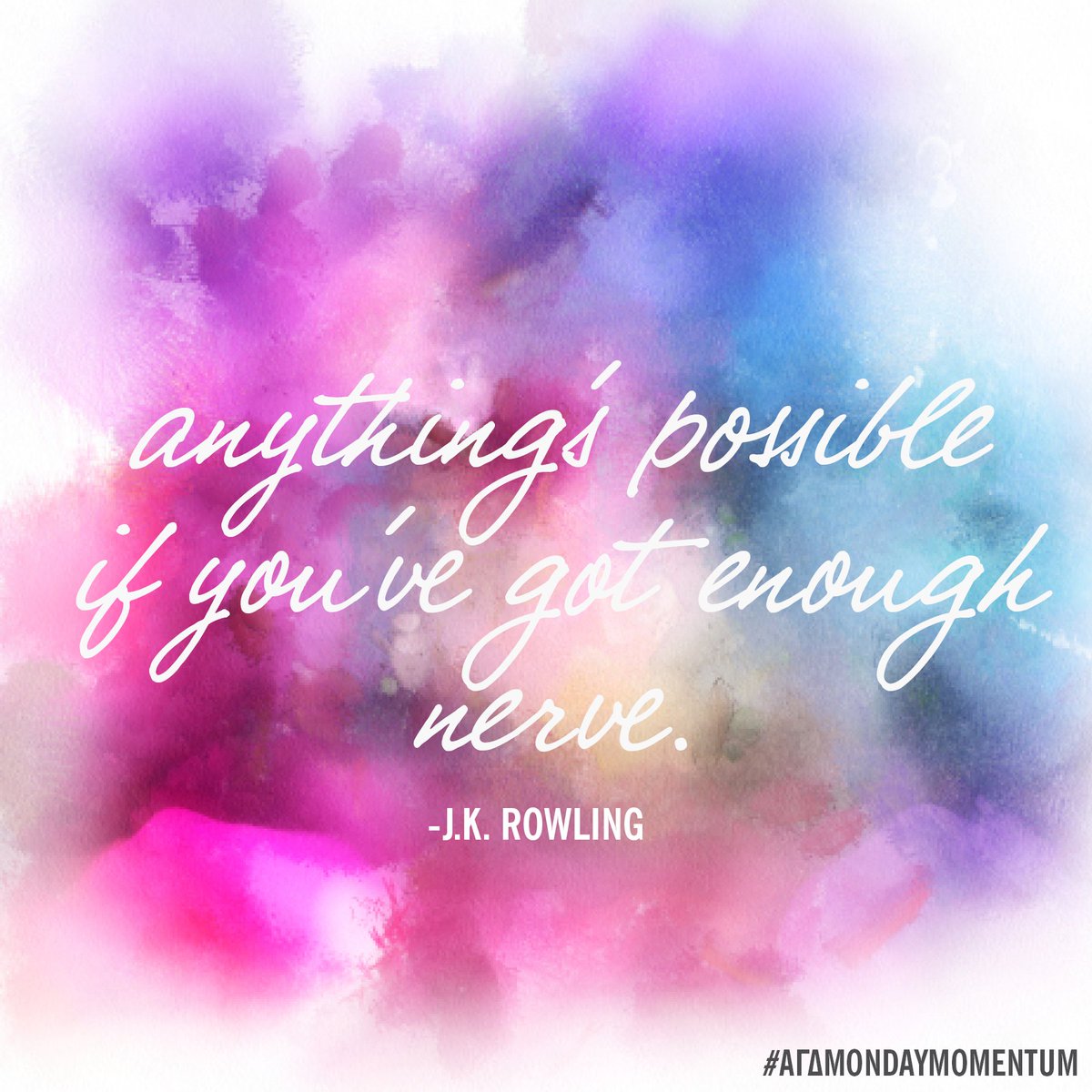 It's Monday, time to get motivated. #ΑΓΔMondayMomentum #AlphaGammaDelta