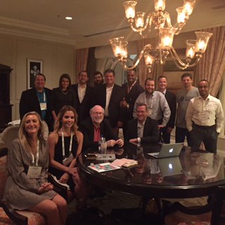 CheckAlt's tweet photo. Pre-game team meeting at #money2020! @CheckAlt @Fundomate @StreetInvoice @zipmark and #Bankjoy https://t.co/iSbGQLflyL