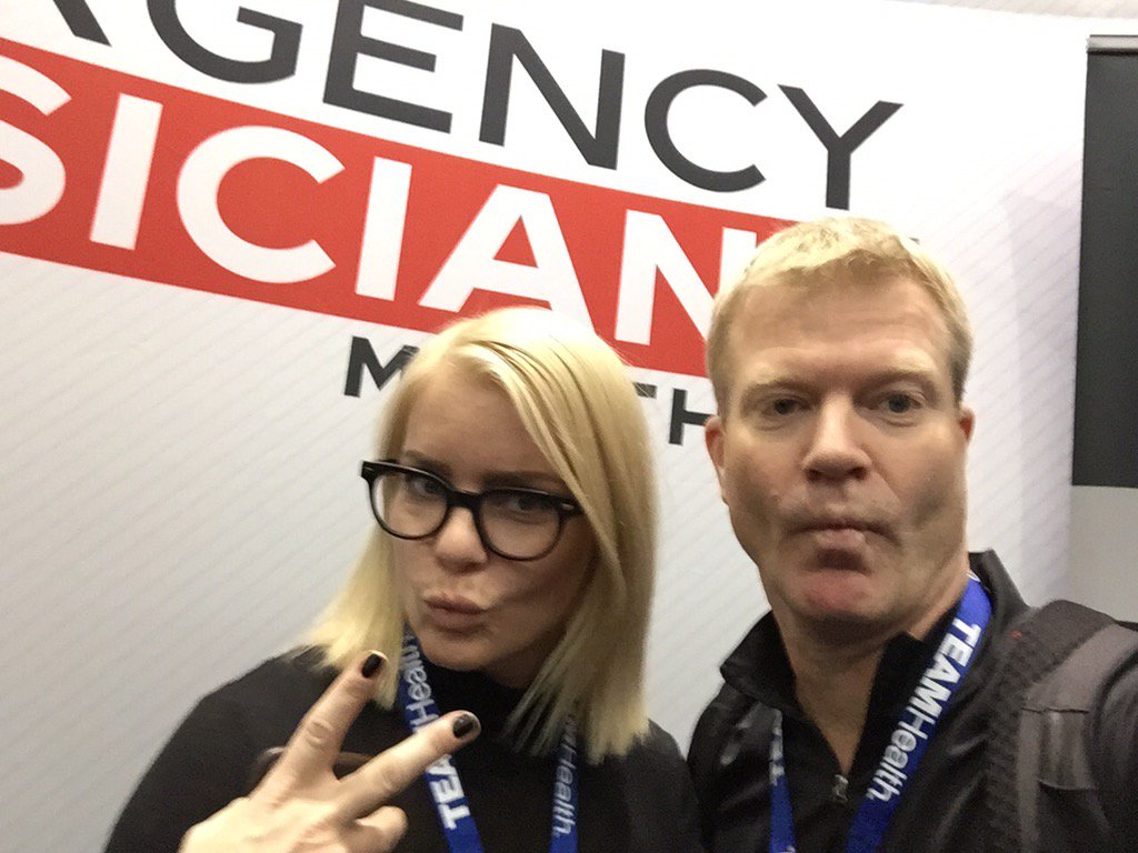TheSGEM's tweet photo. Met @TheKatieduke at #ACEP15 #zoolander #epmACEP15 @epmonthly https://t.co/GBdVZnACCP