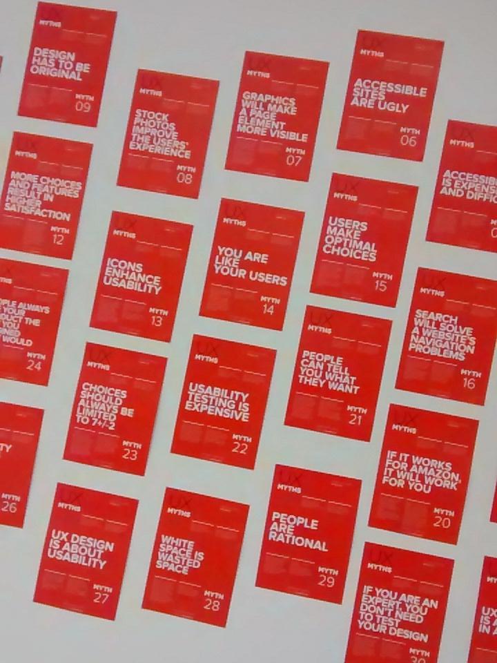 Some decoration for our #archinfo classroom :) #ux #uxmyths #uxpower