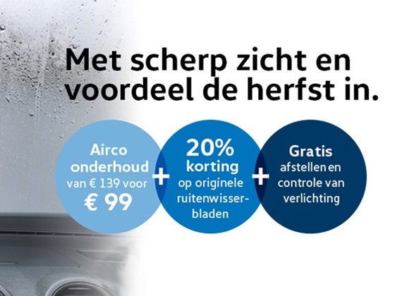 Met scherp zicht &amp; voordeel de herfst in! Plan snel uw afspraak in via bit.ly/1Xtqo27 #Volkswagen #Kamsteeg