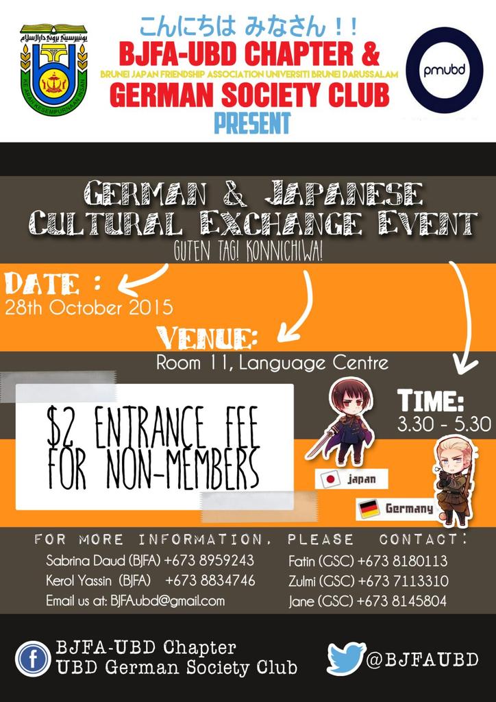 bjfaubd's tweet photo. Yo,Minna-San!This week we'll have our last session for this sem.Cmon &amp; Join us, bring your friends and have fun! https://t.co/3FSeKVs7Kj