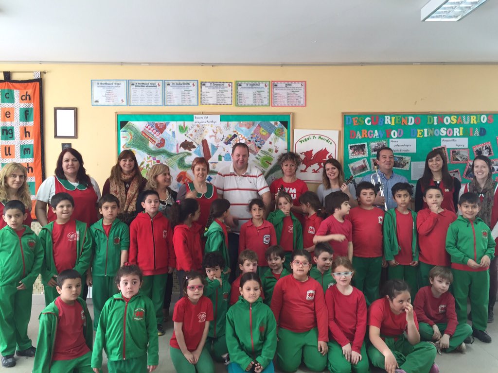 BBCNOW's tweet photo. And in Trelew we're at Ysgol y Hendre, discovering some talented brass players! #NOWTour15 #TaithNOW15 #patagonia150 https://t.co/sfc3y7AnU1