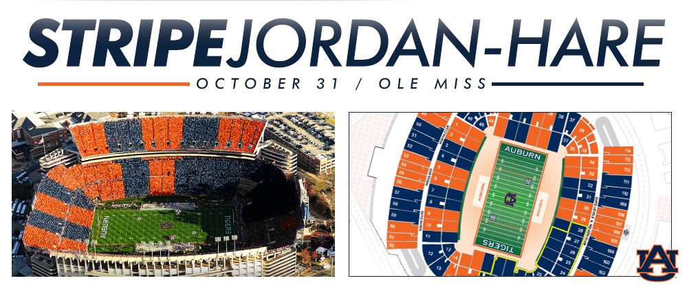 AuburnFootball's tweet photo. Stripe the Stadium is this SATURDAY! Orange or Blue? Check https://t.co/tLKEzdcU0j for complete details!
#WarEagle https://t.co/qdluHL8fp7