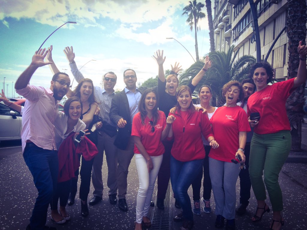MYballa's tweet photo. Equipo Adecco todos unidos por una gran causa #Win4YouthSDR  @adecco_es @fund_adecco @RocioLpezBez https://t.co/i6nB4xk17I
