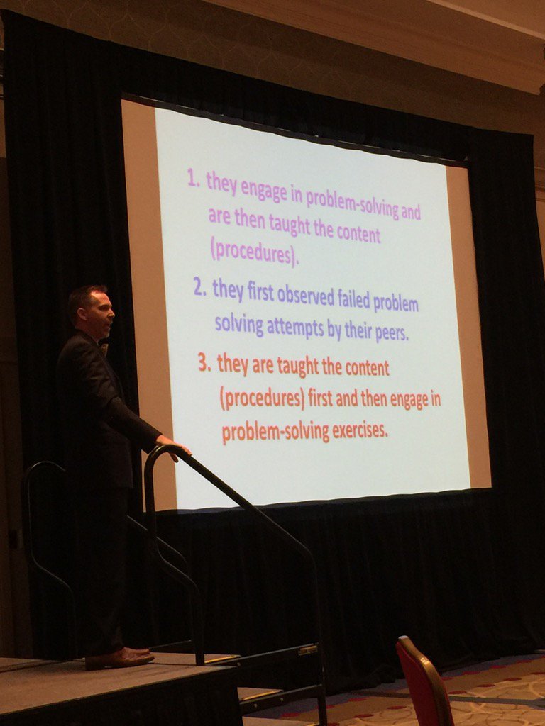 FCAGifted's tweet image. How do students develop problem solving skills? Surprise! #VAGifted2015