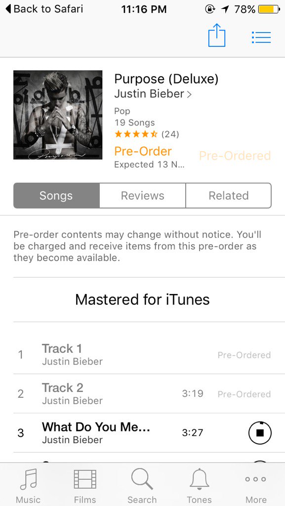 marialouisax's tweet photo. Pre-ordered the album! Gotchu babe 💜 #PurposePreOrder @justinbieber https://t.co/ftVZiqgsXX