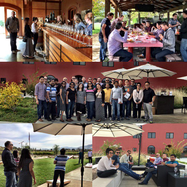 GE_SST's tweet photo. Hard work pays off! Our team enjoyed a fun day in Napa in celebration of all their hard work. #GESWLife https://t.co/aQNr4OlbOK