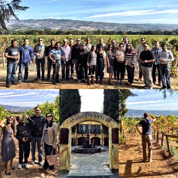 GE_SST's tweet photo. Hard work pays off! Our team enjoyed a fun day in Napa in celebration of all their hard work. #GESWLife https://t.co/aQNr4OlbOK