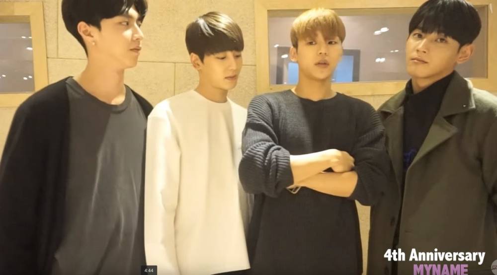 allkpop's tweet photo. MYNAME reminisces on the past four years for their anniversary
https://t.co/N9trlbOCqj https://t.co/0BH8Slj4p4