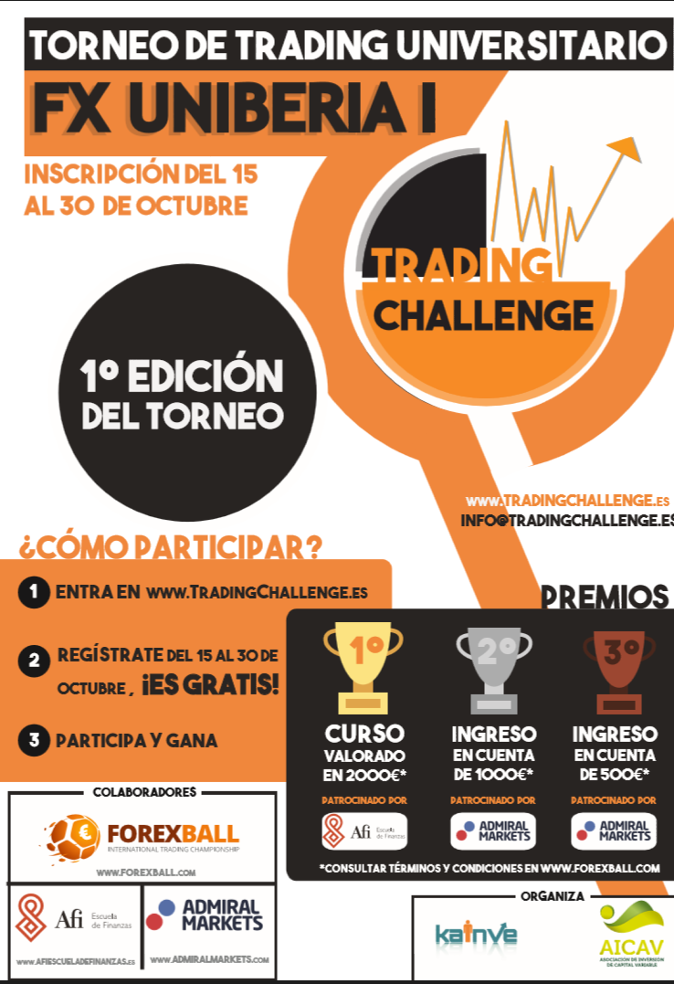 UrjcFuenla_CI's tweet photo. Concurso de Trading organizado por @kainve con muy buenos premios! El plazo se cierra el viernes. https://t.co/iYbt4kt35K