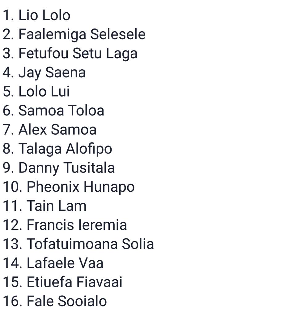 manusamoarugby's tweet photo. 7s development team traveling to Fiji for Ovalau 7s  tournament https://t.co/nayfvv3DxC