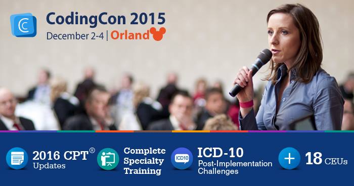 The_Coding_Inst's tweet image. Tackle ICD-10 post-implementation challenges with #CodingCon2015. #ICD10 tips: goo.gl/QvsZ1j