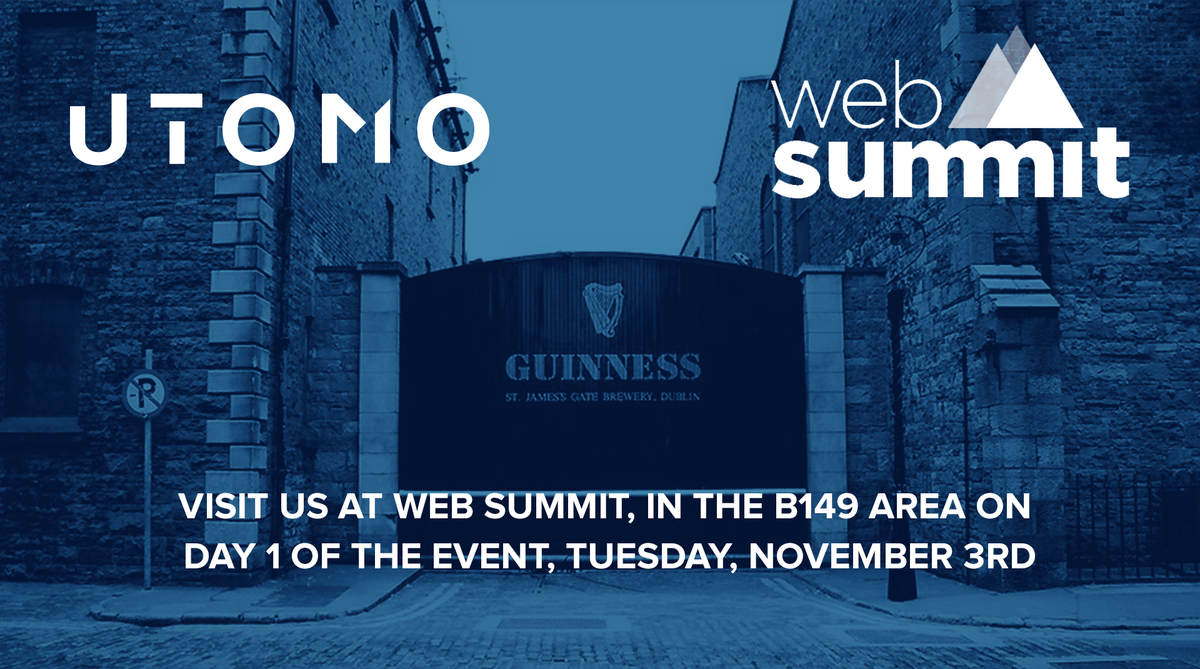 utomopim's tweet photo. We will be attending Web Summit in Dublin: 3-5 November. Are you going to be there? Let’s meet up for a Guinness! https://t.co/SCICWQemHn