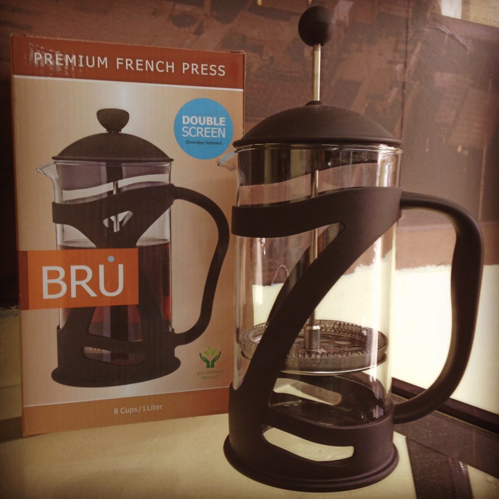 The freshest Bru you will get! Indulge youself! #brucoffee #frenchpressheaven