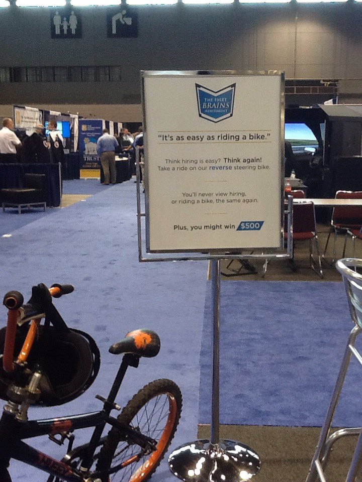TheFMRTGroup's tweet photo. Want to gain knowledge and win $500? Come to The BRAINS booth #846! #IACP @TheIACP https://t.co/8VtWTnM4Cx