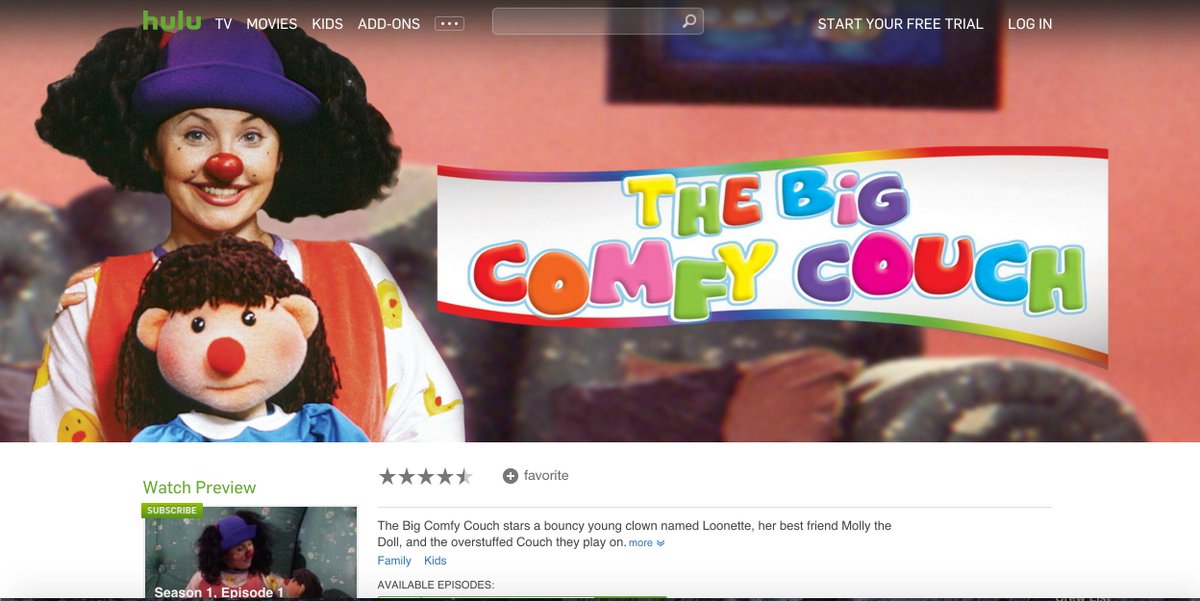 Big Comfy Couch On Twitter Missing One Of The Best Shows Of The