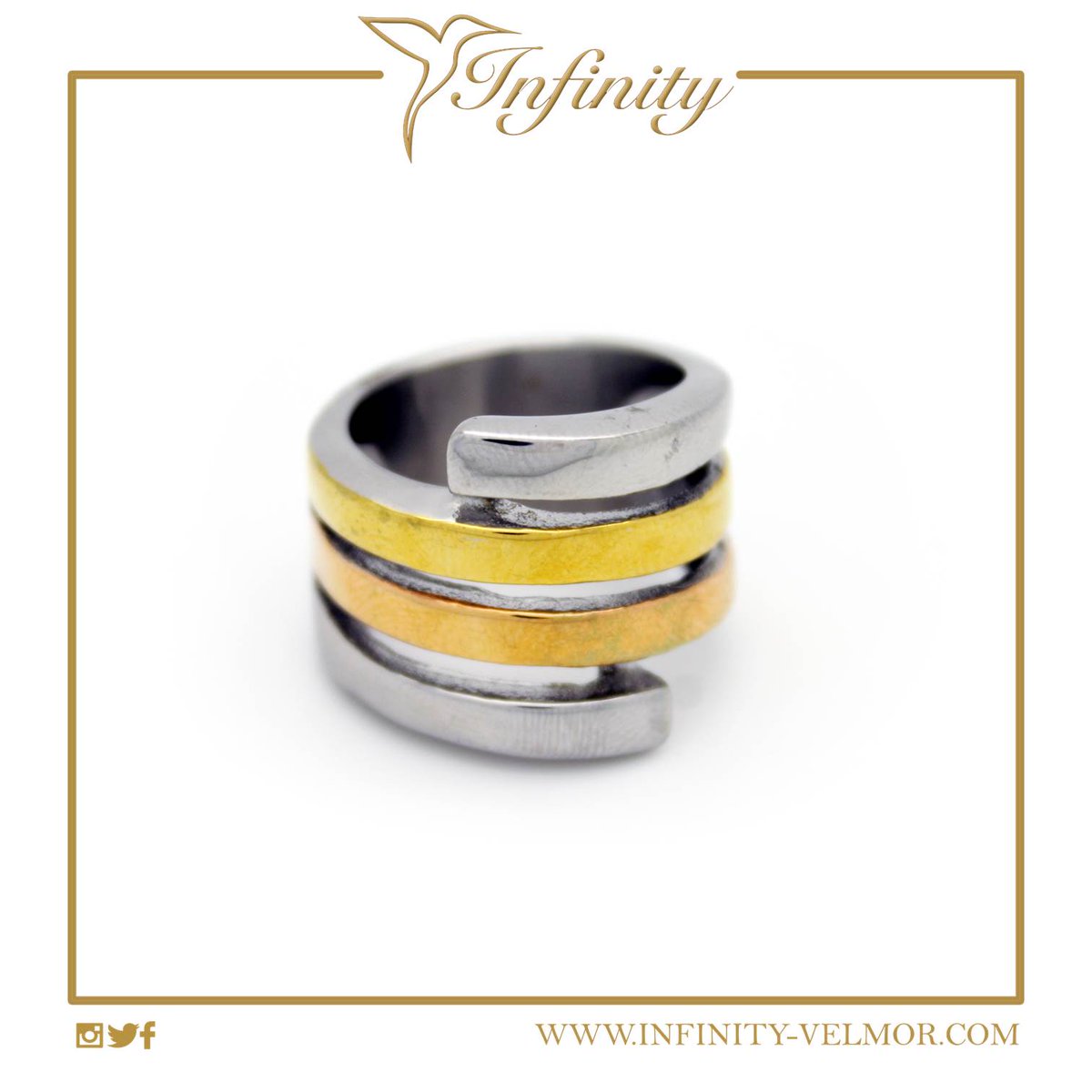 JoyeriaInfinity's tweet photo. Este lindo anillo en acero inoxidable te hará lucir una hermosas manos #EleganciaEnTi https://t.co/LCwNTXR9qE