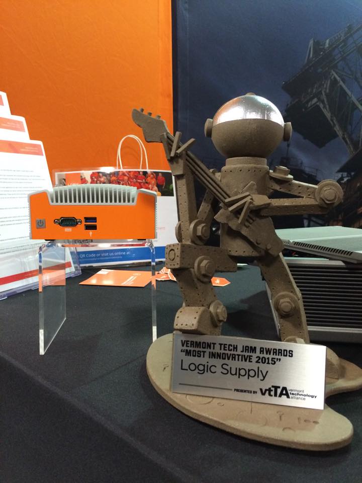OnLogic's tweet image. Thanks to the @vtTechAlliance, #TechJamVT and @sevendaysvt for selecting the ML100 for the 2015 Innovation Award.