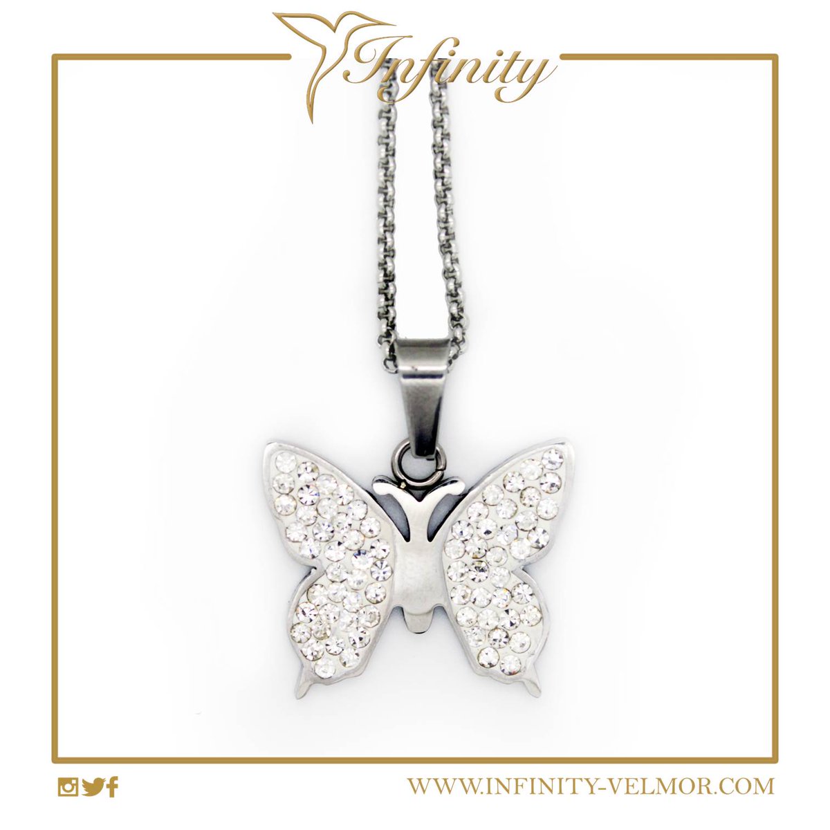JoyeriaInfinity's tweet photo. Este lindo collar en acero inoxidable te hará lucir espectacular 
#EleganciaEnTi https://t.co/0YUqBEi9r6