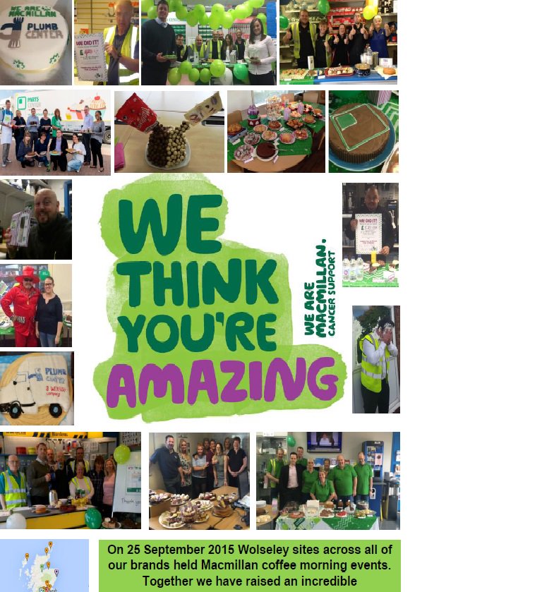 Wow... just found out we raised £35k from our cake bake for @macmillancancer. Feeling pretty chuffed right now....