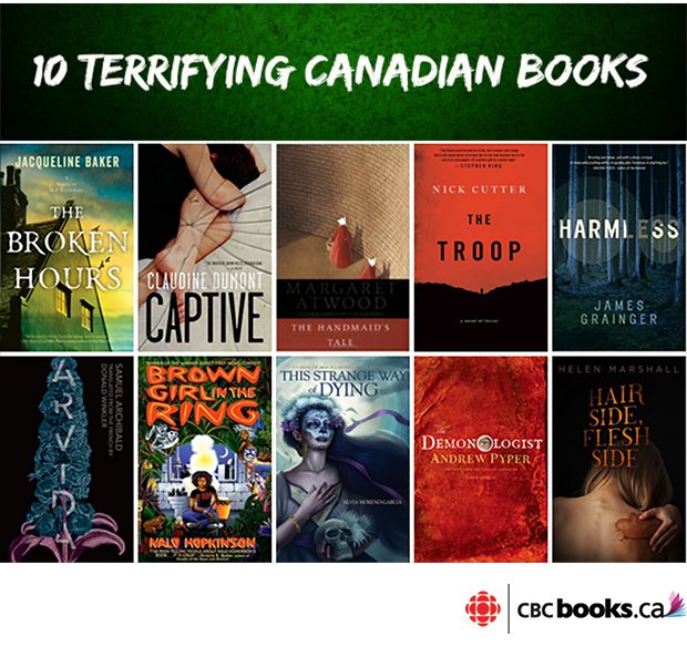 cbcbooks's tweet photo. 10 terrifying #canlit books perfect for Halloween: https://t.co/YbZGTkisgP https://t.co/K9z4CdCVDE