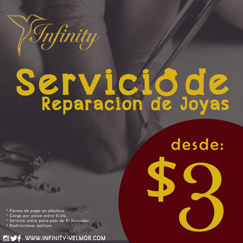 JoyeriaInfinity's tweet photo. Contamos también con servicio de reparación de joyas, no olvides 
#EleganciaEnTi https://t.co/bhMfc7nF2X