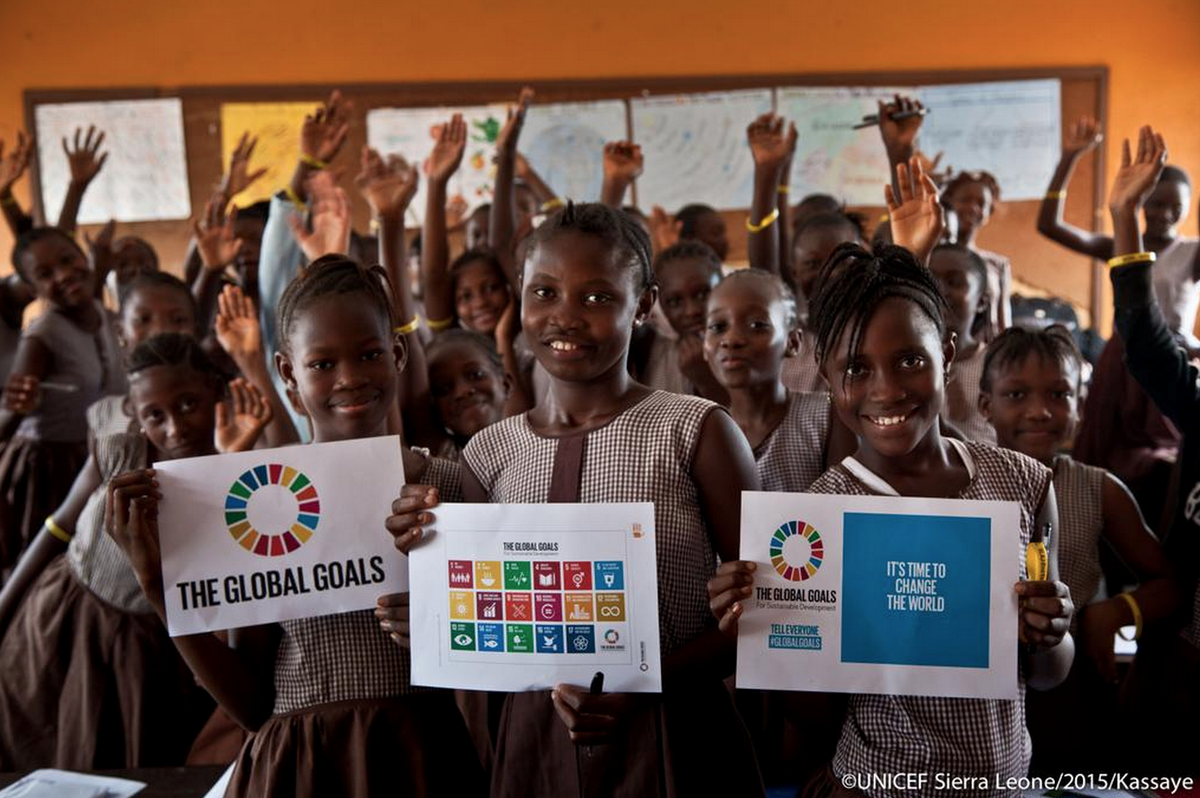 Education2030UN's tweet photo. Imagine a world where every child goes to school and gets an education. #endpoverty #educationforall #UNICEFSL https://t.co/7uJJBXeUH5
