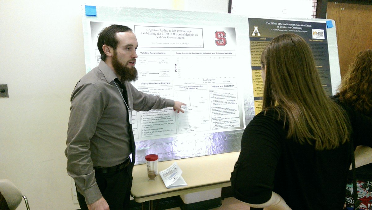 #rcio2015 UTC IO grad Isaac Thompson of NC State PhD explains his study <a href="/RCIOconference/">River Cities I-O (RCIO) Conference</a> held <a href="/UTChattanooga/">The University of Tennessee at Chattanooga</a>