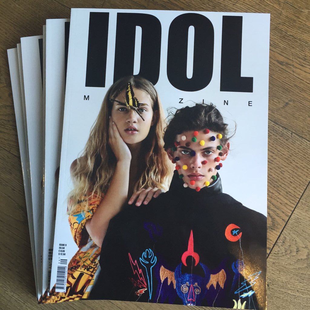 idolmagazine's tweet photo. Our new issue is finally here! Cover photography @alexvnderblvck 
Fashion Direction @whathewears
MUA @rgreenemakeup https://t.co/WYV9AJafRr