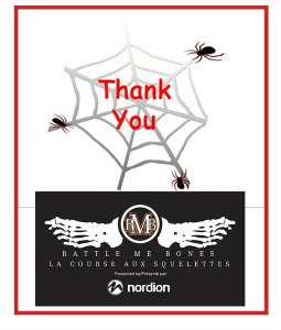 RMBRace's tweet photo. A big thank you to @NordionInc for sponsoring Rattle Me Bones &amp; supporting @OttawaHospital! We had a scary good time https://t.co/9K2AqN9Rjn