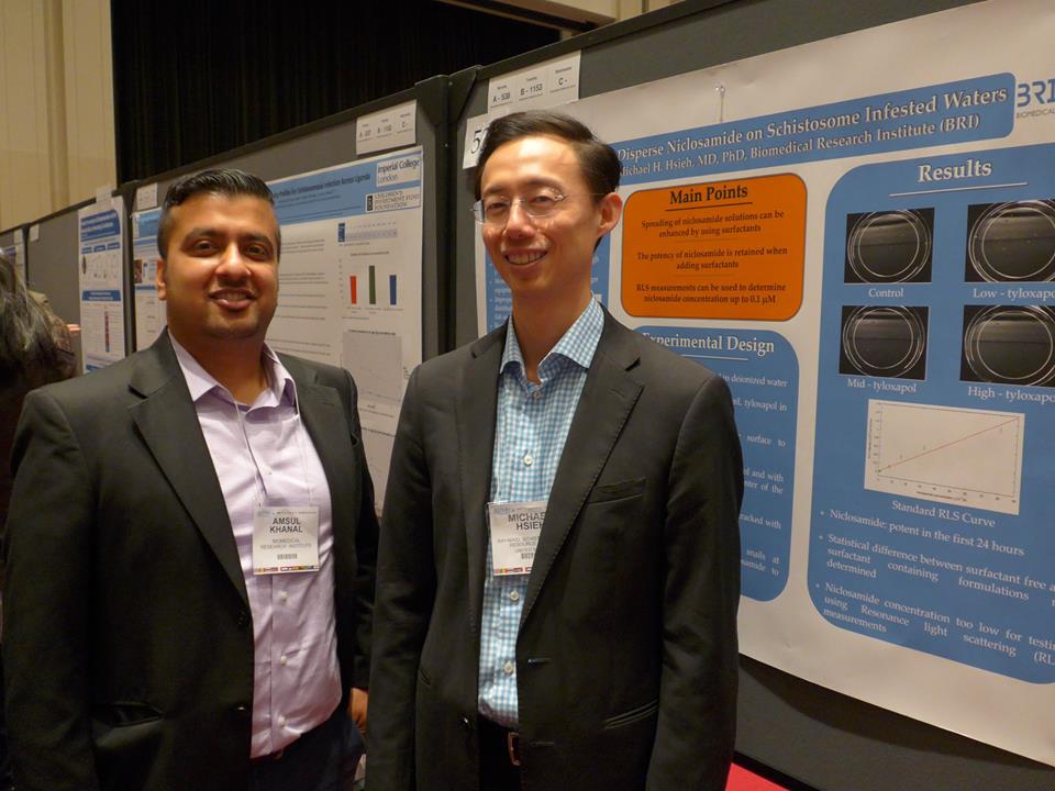 perforin's tweet photo. Great 2 see Amsul's poster @astmh - 1 of 6 abstracts for @afbr
 this year at #astmh2015 ! #schistosomiasis https://t.co/saVHBiClCT