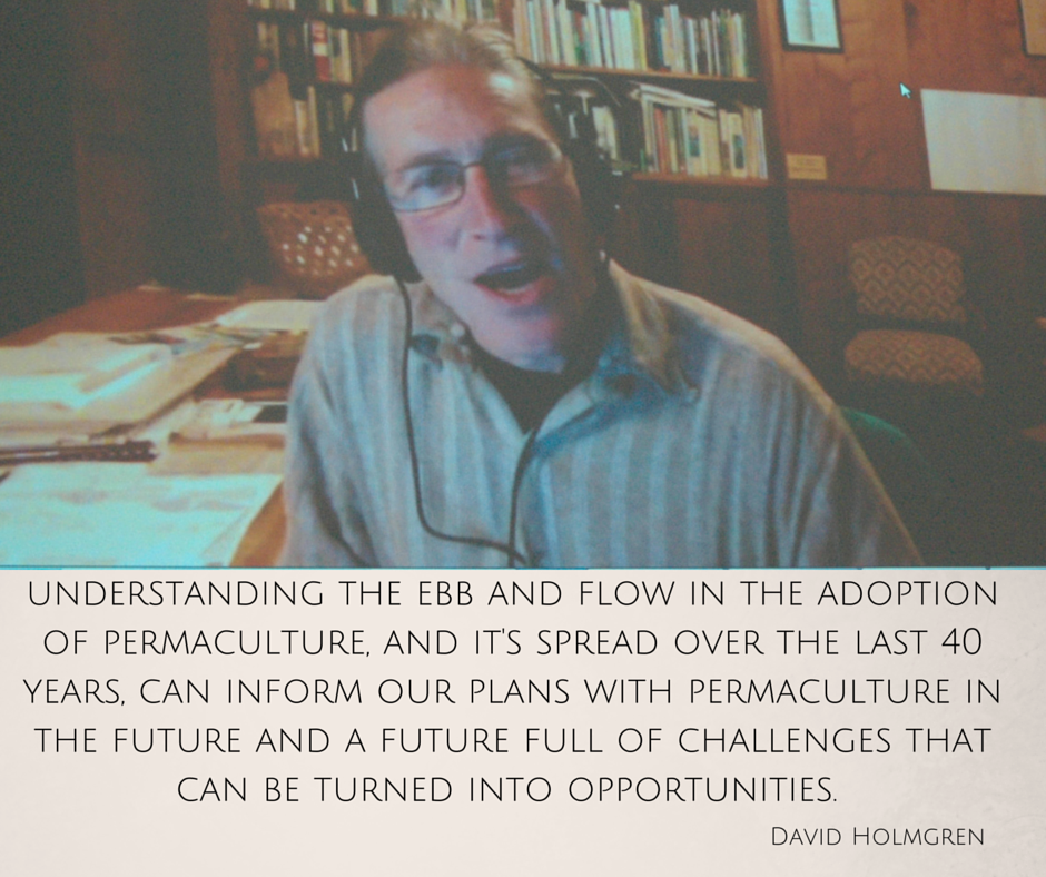 IPCUK2015's tweet image. Watch David Holmgren, permaculture's co-originator, address the #IPCUK conference: bit.ly/1M7NOBT