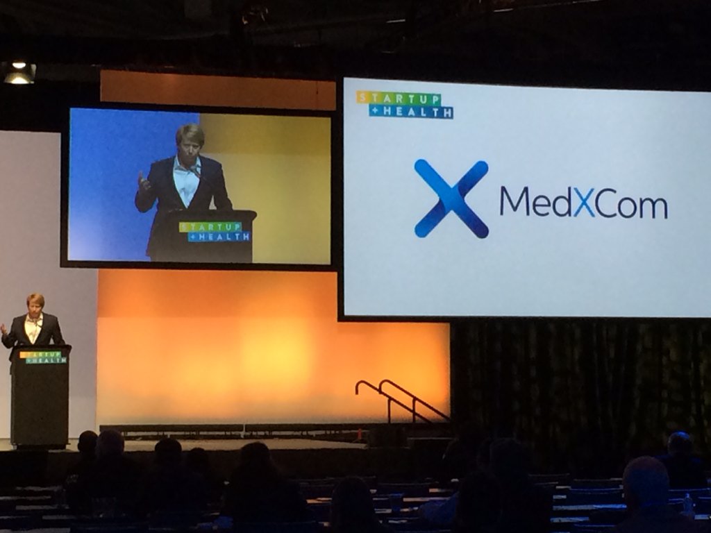 startuphealth's tweet photo. StartUp Health co @medxcom is changing doctor communication. #MIS2015 https://t.co/oW8Vg4pzHs